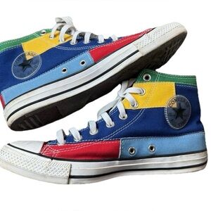 Converse Chuck Taylor All Star Patchwork Color Block Shoes Men’s 8 Women’s 10